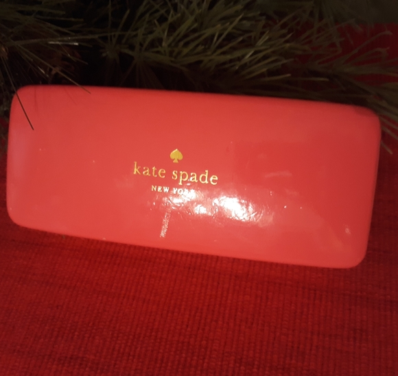 kate spade Accessories - Kate Spade Pink & Orange Sunglasses Case